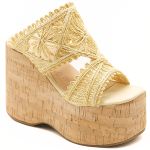 Tamanco Feminino 182177 Gergelim Creme