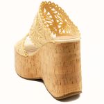 Tamanco Feminino 182177 Gergelim Creme