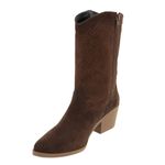 Bota Feminina Texana Cano Médio 23010 Chivas Cacau Western