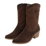Bota Feminina Texana Cano Médio 23010 Chivas Cacau Western