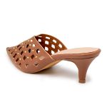 Tamanco Mule Feminino Slingback Napa Caramelo 6034