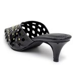 Tamanco Mule Feminino Slingback Napa Preto 6034