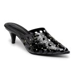Tamanco Mule Feminino Slingback Napa Preto 6034