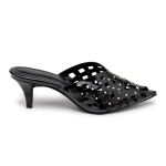 Tamanco Mule Feminino Slingback Napa Preto 6034
