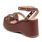 Sandália Anabela Santorine Cacau 9100