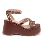 Sandália Anabela Santorine Cacau 9100