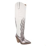 Bota Texana Cano Longo Detalhe Bordado Em Napa 23130 Western