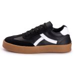Tenis Casual Feminino Nobock Multi Recortes Preto Branco