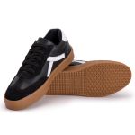 Tenis Casual Feminino Nobock Multi Recortes Preto Branco
