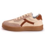 Tenis Casual Feminino Nobock Multi Recortes Salmão Ferrugem 