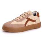 Tenis Casual Feminino Nobock Multi Recortes Salmão Ferrugem 