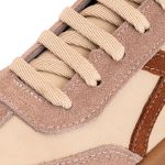 Tenis Casual Feminino Nobock Multi Recortes Salmão Ferrugem 