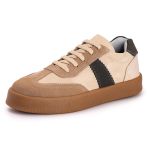 Tenis Casual Feminino Nobock Multi Recortes Bege Cinza