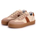 Tenis Casual Feminino Nobock Multi Recortes Salmão Ferrugem 