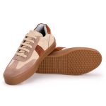 Tenis Casual Feminino Nobock Multi Recortes Salmão Ferrugem 