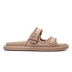 Sandália Birken Feminina Detalhes Corda Garoa Caramelo