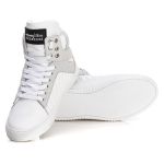 Tênis Sneaker Couro Legitimo Branco - REF: 20100