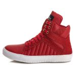 Tênis Sneaker Couro Legitimo Vermelho - REF: 20100