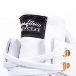 Tênis Sneaker Couro Legitimo Branco - REF: 50130