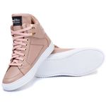 Tênis Sneaker Couro Legitimo Rose - REF: 50130