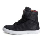 Tênis Sneaker Couro Legitimo Preto - REF: 60130
