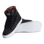 Tênis Sneaker Couro Legitimo Preto - REF: 60130