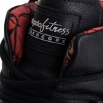Tênis Sneaker Couro Legitimo Preto - REF: 60130