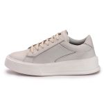 Sapatênis Casual Em Couro Legitimo Masculino Off White 60230 