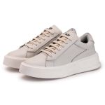 Sapatênis Casual Em Couro Legitimo Masculino Off White 60230 