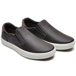 Sapatênis Slip-On Casual Masculino Marrom - Ref: 1003S
