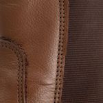 Bota Coturno Chelsea Feminina Couro Legitimo Mouro - REF: 6730