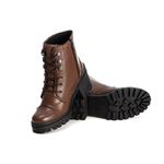 Bota Coturno Feminino Couro Legitimo Mouro - REF: 6738