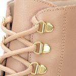 Bota Coturno Feminino Couro Legitimo Rose - REF: 6738