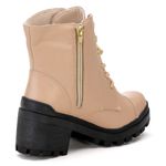 Bota Coturno Feminino Couro Legitimo Rose - REF: 6738
