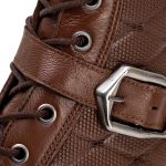Bota Coturno Feminino Couro Legitimo Mouro - REF: 6742