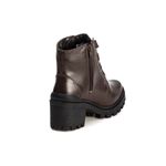 Bota Coturno Feminino Couro Legitimo Café - REF: 6744