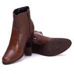 Bota Coturno Feminino Couro Legitimo Mouro - REF: 6807