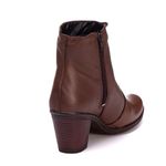 Bota Coturno Feminino Couro Legitimo Mouro - REF: 6807