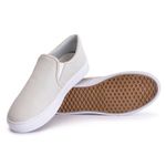 Tênis Casual Slip-On Feminino Off-White - Ref: 8401