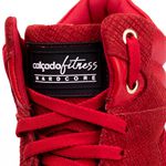 Tênis Sneaker Couro Legitimo Vermelho - REF: 10300