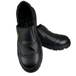 Sapato de Segurança Unissex T-Box 01 Preta em Couro, com Elástico Lateral – CA 45.651