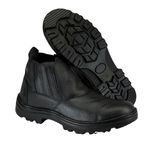 Bota de Segurança Unissex T-Box 02 Preta em Couro, Cano Médio com Elástico Lateral – CA 45.651 