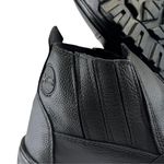 Bota de Segurança Unissex T-Box 02 Preta em Couro, Cano Médio com Elástico Lateral – CA 45.651 