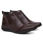 Bota Feminina Confortável - Café