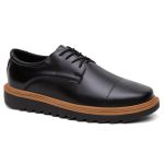 Oxford Masculino Sintético C/ Cadarços - 4003 Preto