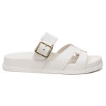 Sandália Feminina Casual C/ Ajuste Lateral - Branco