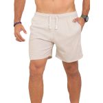 Short Linho Masculino Bermudinha - Bege