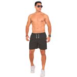 Short Linho Masculino Bermudinha - Preto
