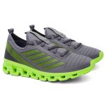 Tênis Masculino REF OPTIMUS / Cinza+Verde
