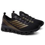 Tênis Masculino REF OPTIMUS / Preto+Dourado